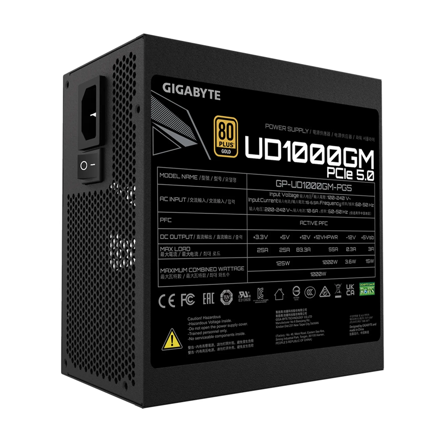 Купить Блок питания GIGABYTE GP-UD1000GM PG5 - фото 5