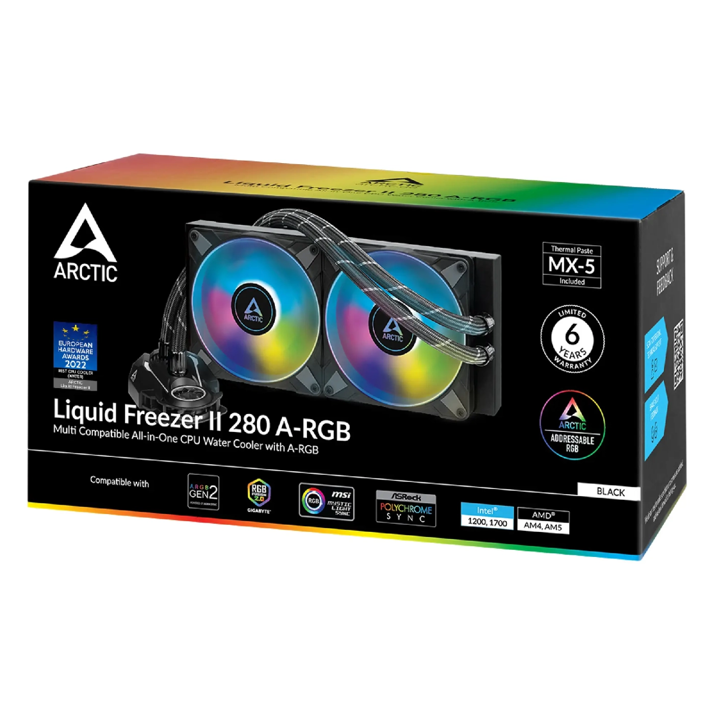 Купить Система жидкостного охлаждения Arctic Liquid Freezer II 280 A-RGB (ACFRE00106A) - фото 9