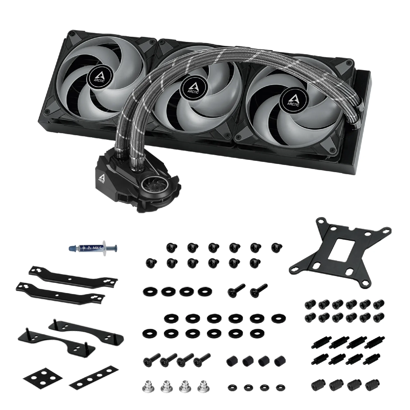 Купить Система жидкостного охлаждения Arctic Liquid Freezer II 420 A-RGB (ACFRE00109A) - фото 6