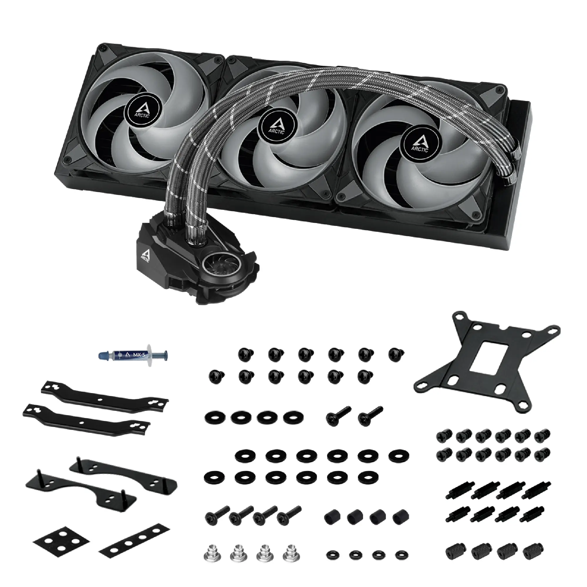 Купить Система жидкостного охлаждения Arctic Liquid Freezer II 420 A-RGB (ACFRE00109A) - фото 6