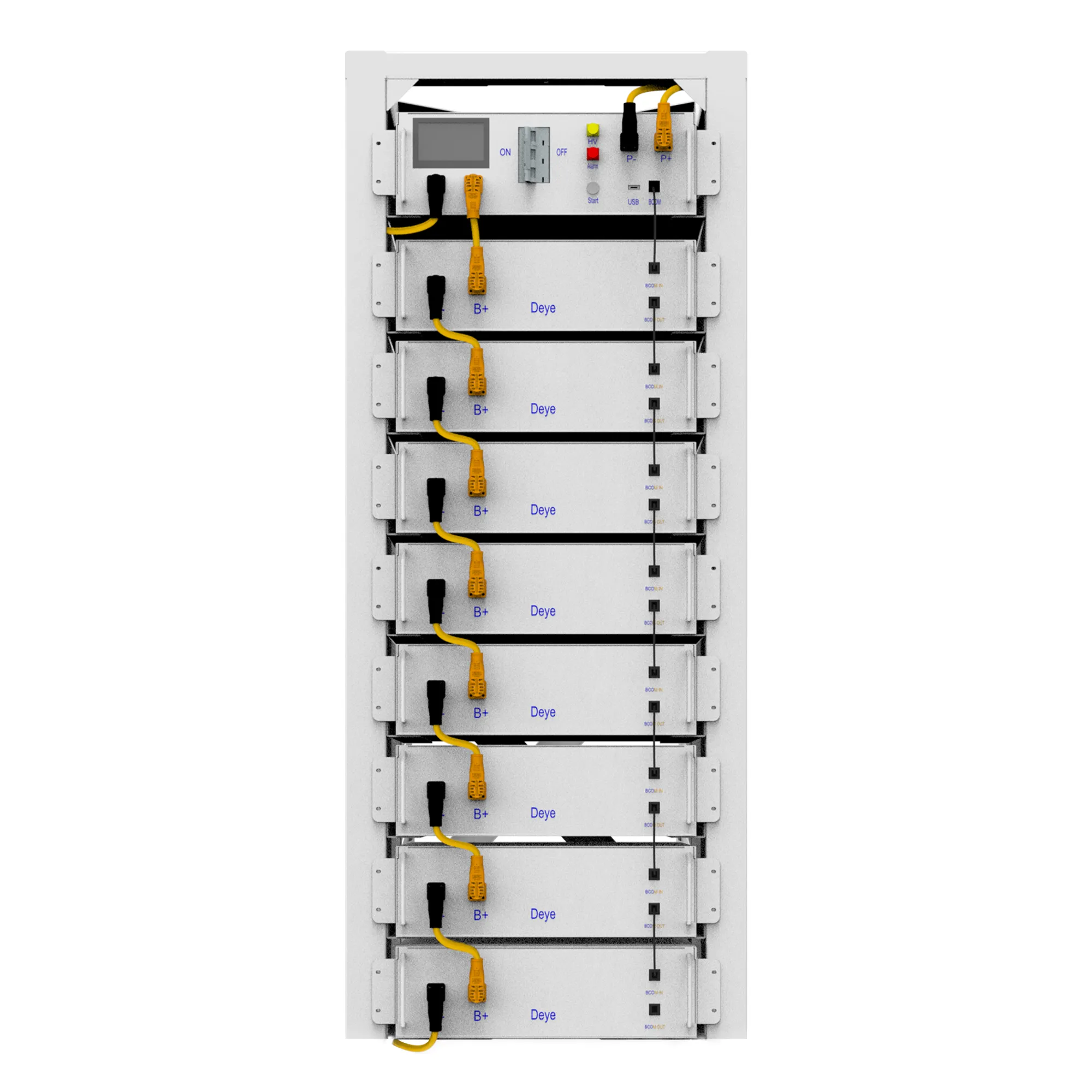 Купить Система хранения энергии Deye BOS-G8 40.96kW 409.6V 100Ah LiFePO4 HVB750V RACK - фото 1