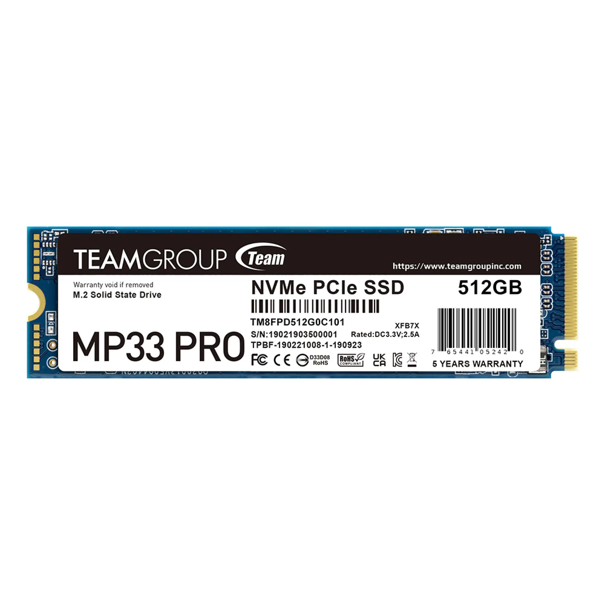 Купить SSD Team MP33 Pro 512GB M.2 - фото 1