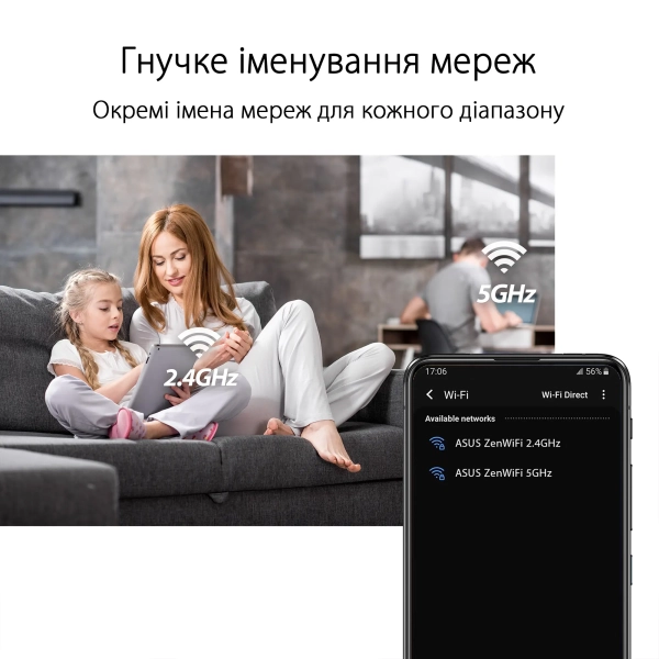 Купити MESH система ASUS ZenWiFi XD4 Plus (1 Pack) White - фото 6