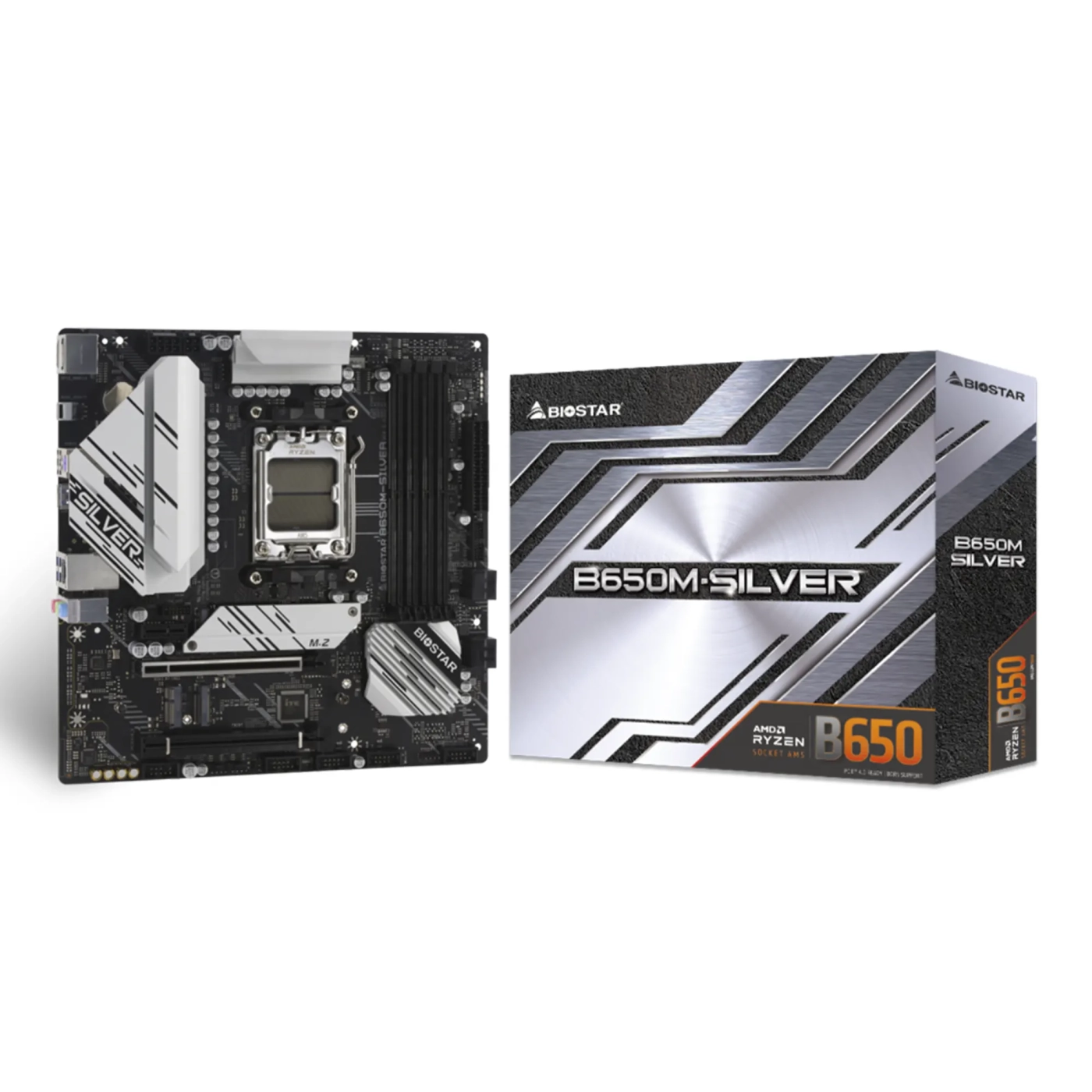 Купить Материнская плата BIOSTAR B650M-SILVER - фото 4