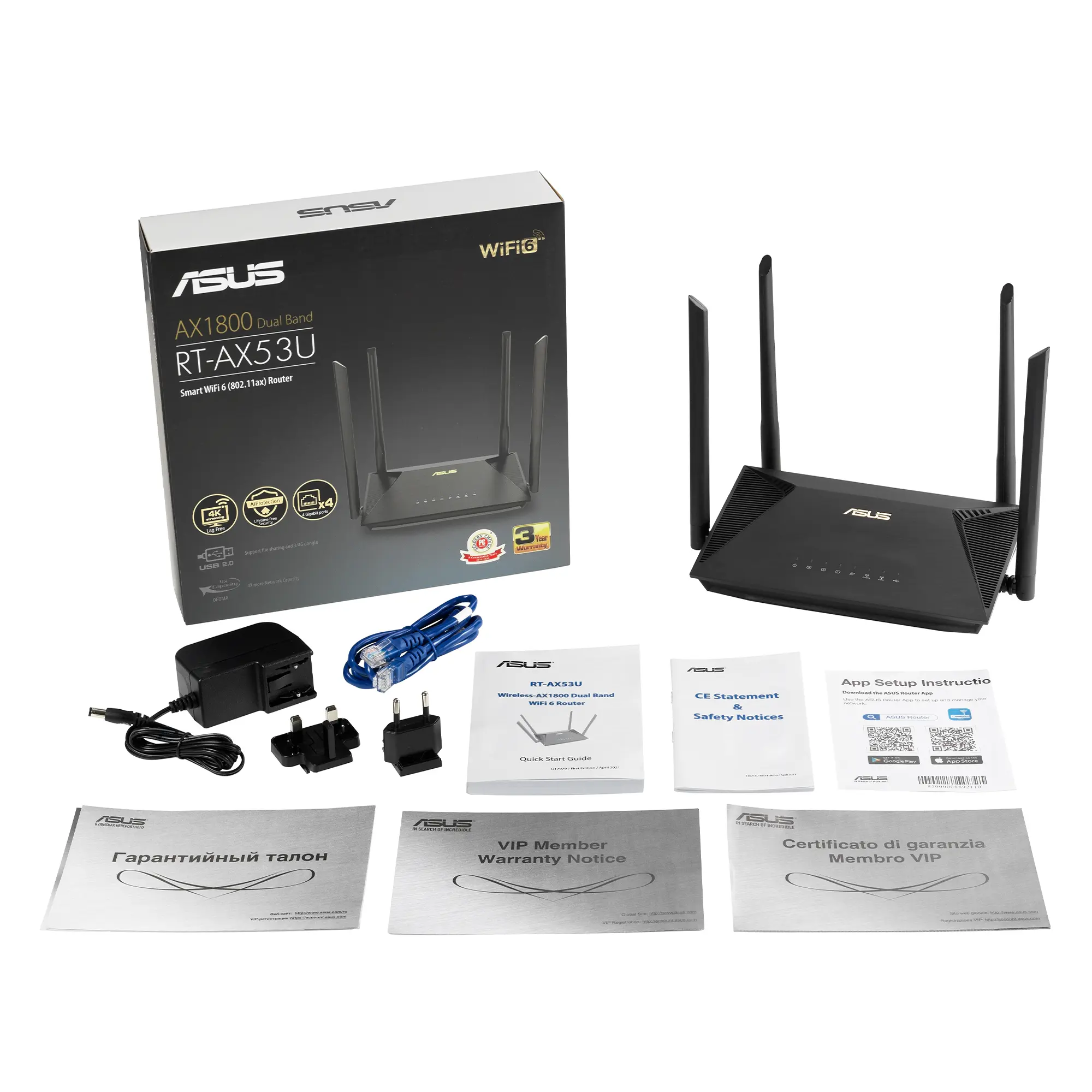 Купити Маршрутизатор ASUS RT-AX1800U - фото 10
