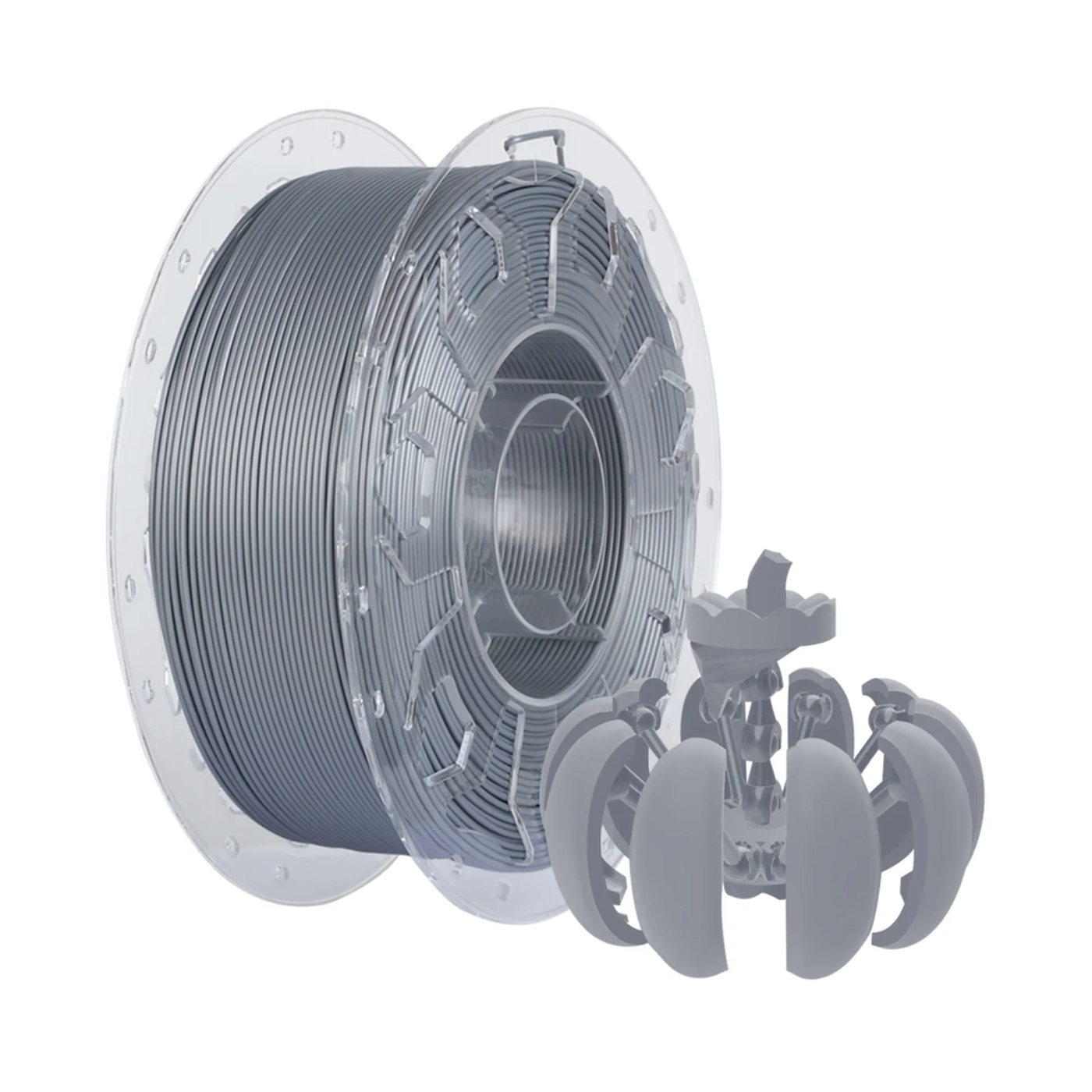 Купити PLA Filament (пластик) для 3D принтера CREALITY 1кг, 1.75мм, сріблястий - фото 1