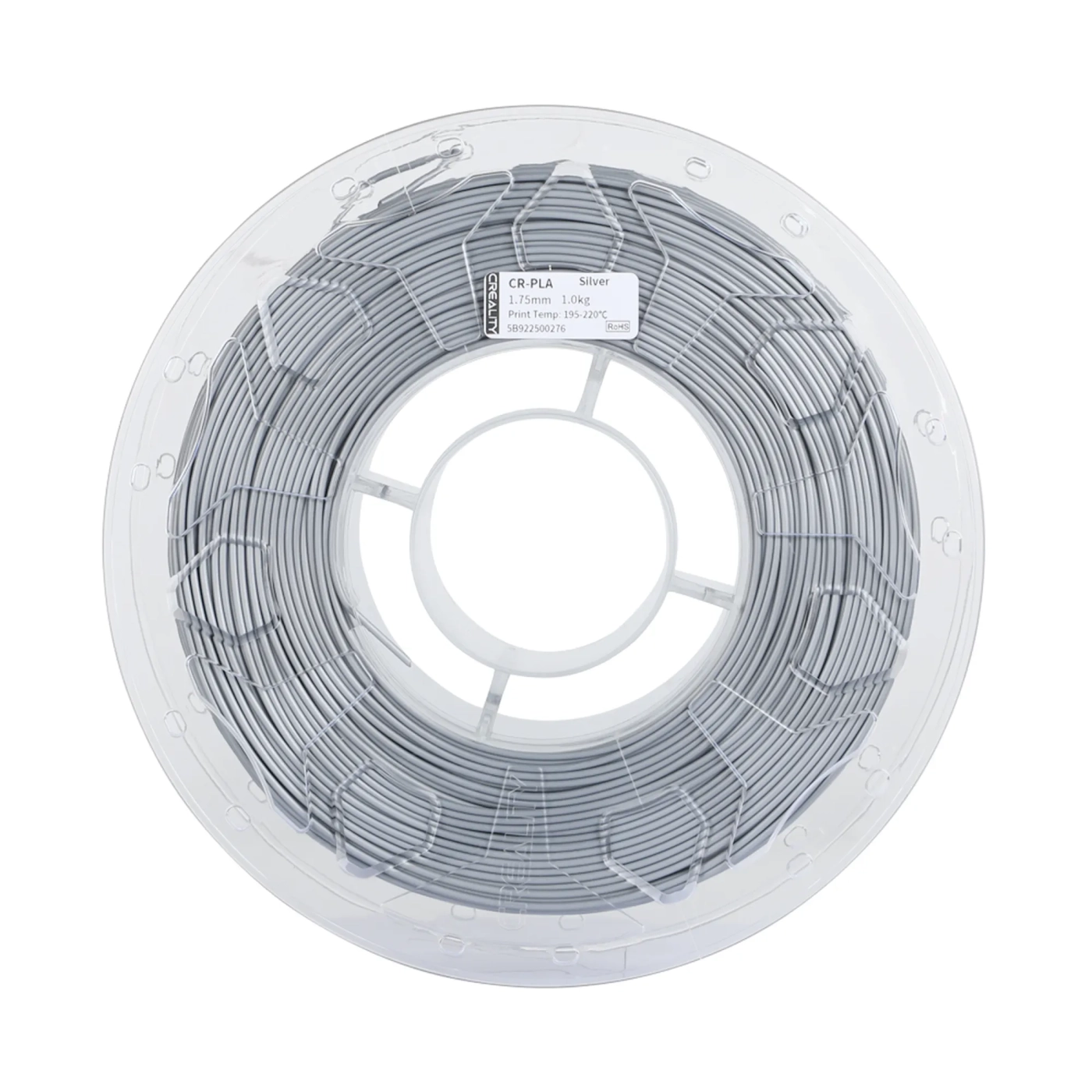 Купити PLA Filament (пластик) для 3D принтера CREALITY 1кг, 1.75мм, сріблястий - фото 2