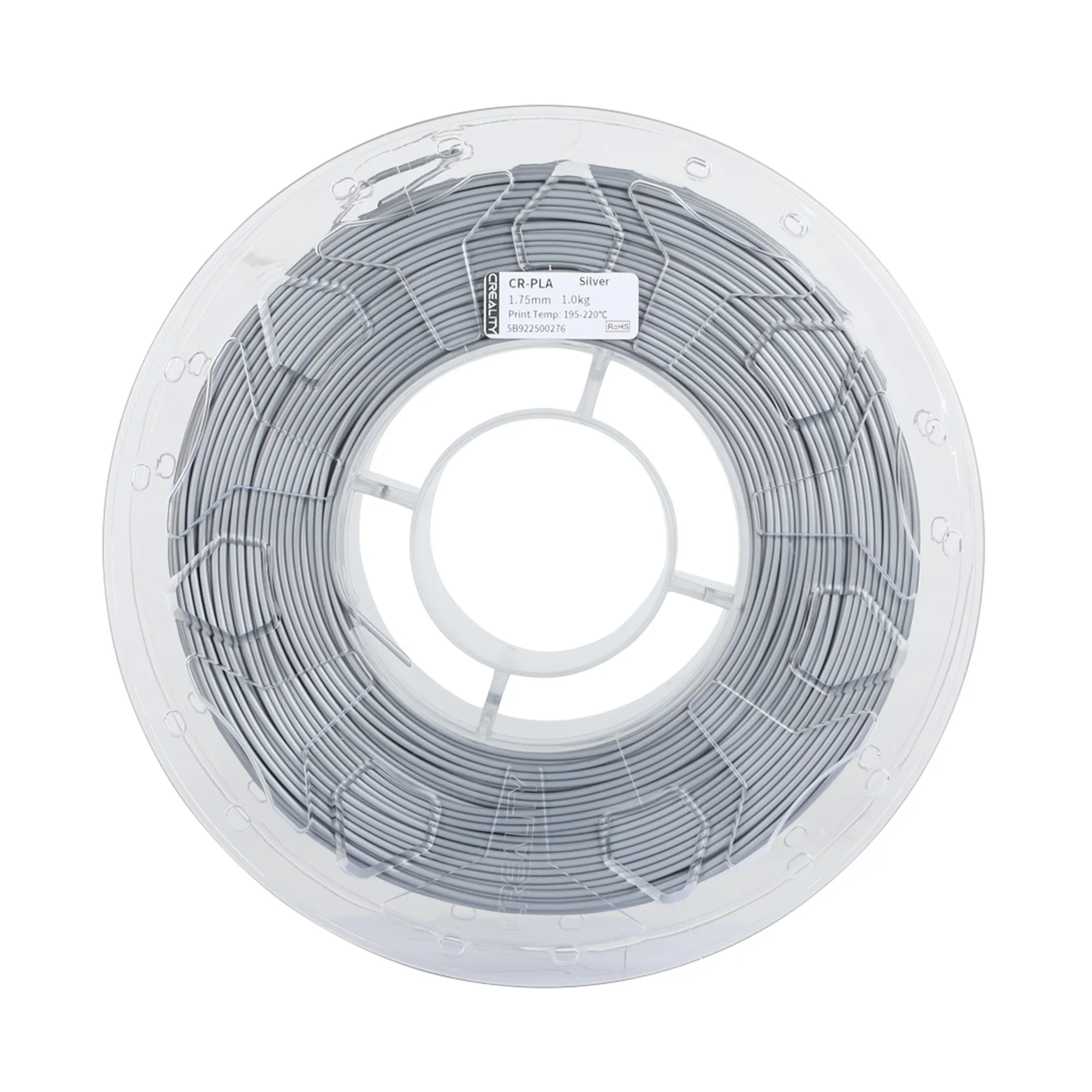 Купити PLA Filament (пластик) для 3D принтера CREALITY 1кг, 1.75мм, сріблястий - фото 2