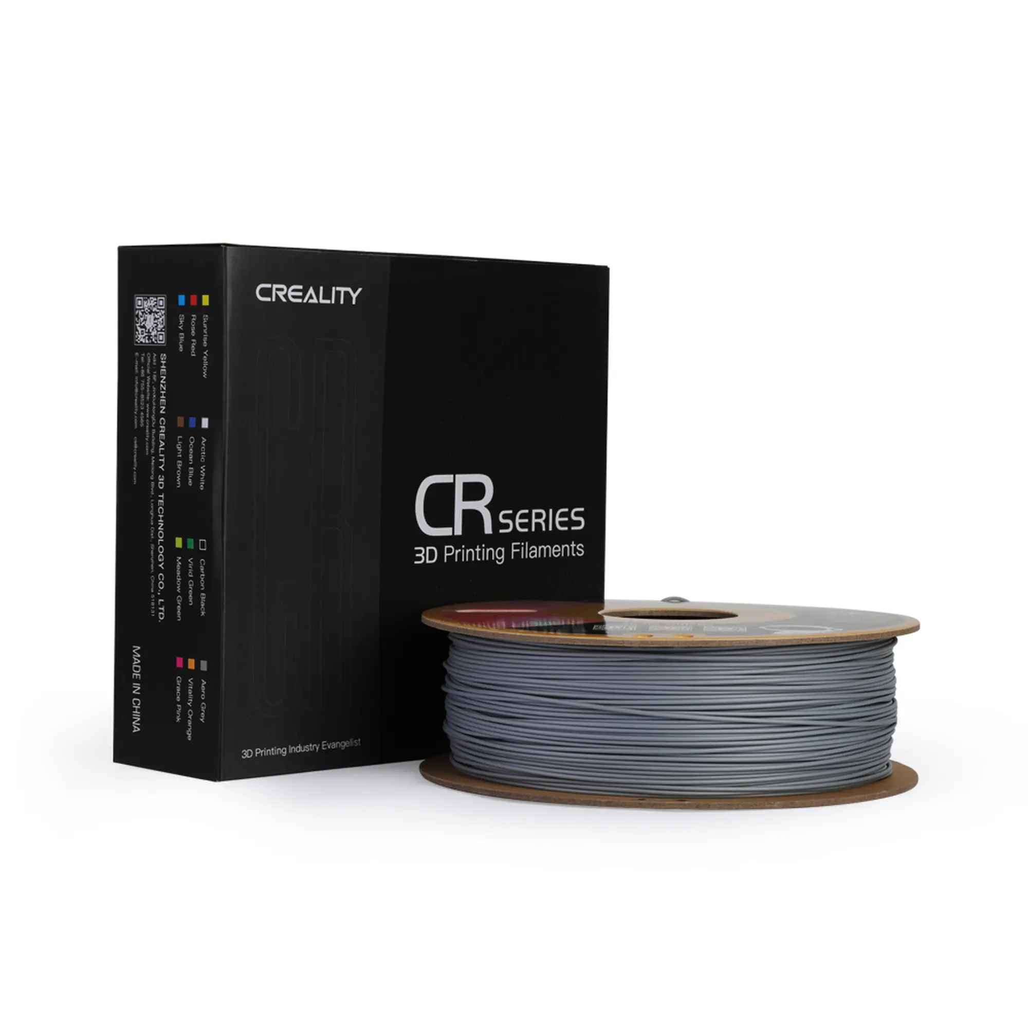 Купить PLA Filament (пластик) для 3D принтера CREALITY матовый 1кг, 1.75мм, серый - фото 6