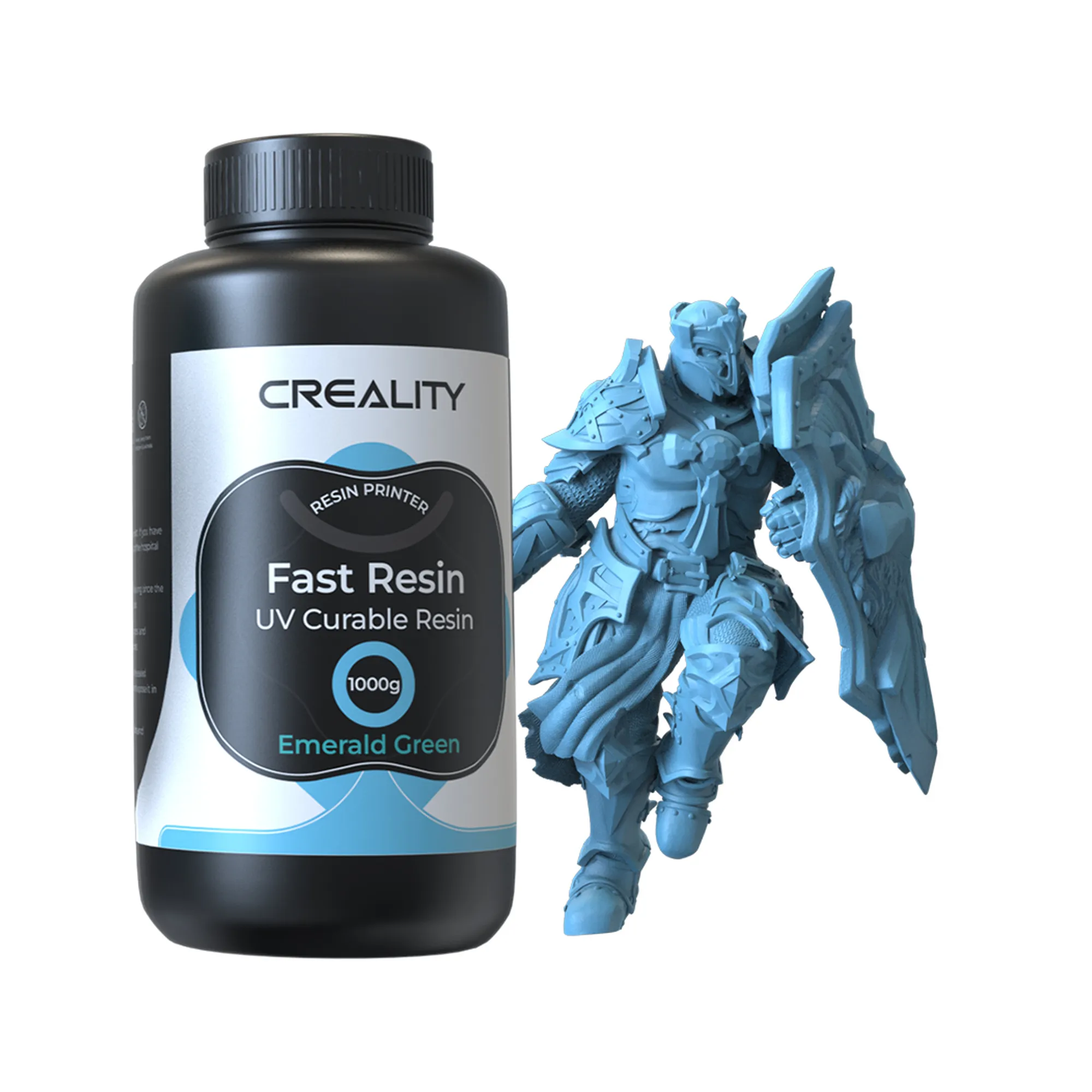 Купить Фотополимерная смола CREALITY LCD Fast Resin 1кг, синяя - фото 1