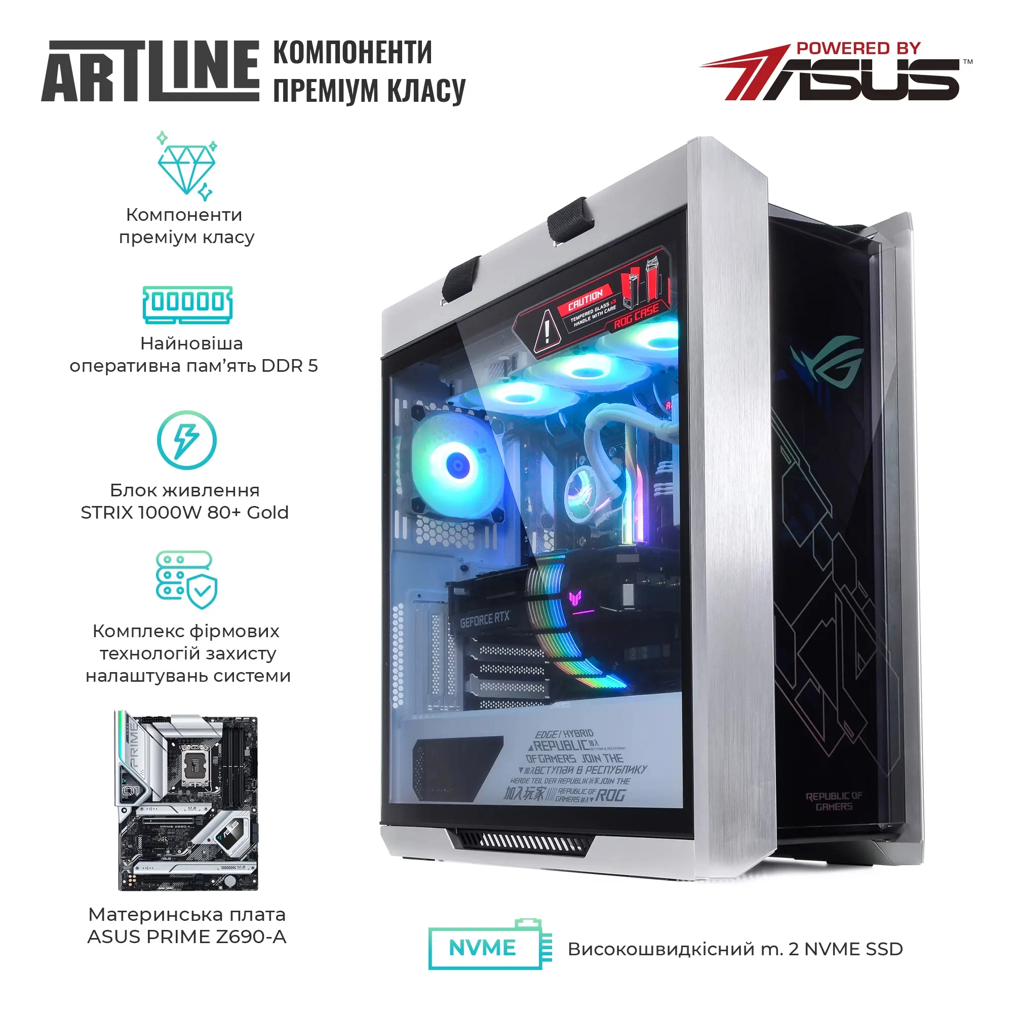 Купити Комп'ютер ARTLINE Overlord STRIX Windows 11 Pro (STRIXv132Winw) - фото 4