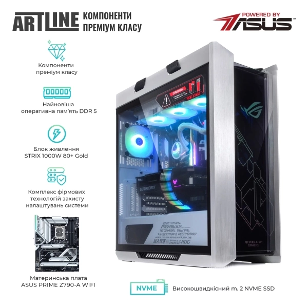 Купити Комп'ютер ARTLINE Overlord STRIX Windows 11 Pro (STRIXv135Winw) - фото 3