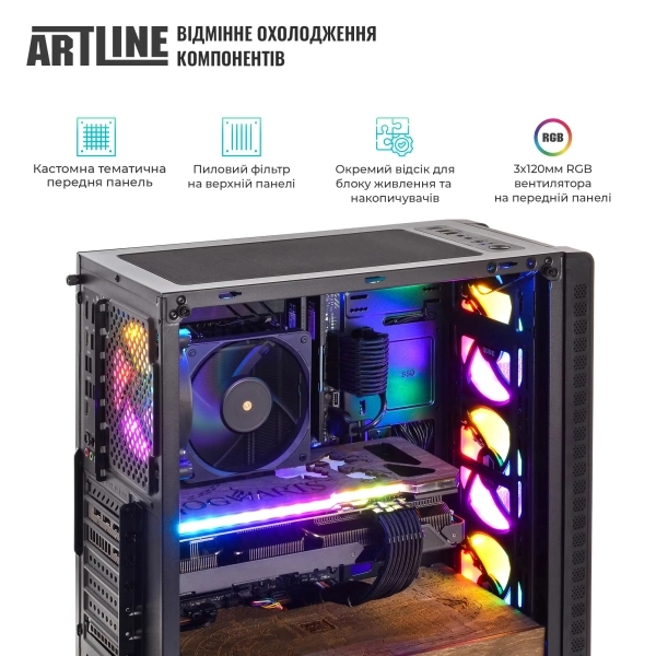Купить Компьютер ARTLINE Gaming HGWRTS Windows 11 Home (HGWRTSv68Win) - фото 4