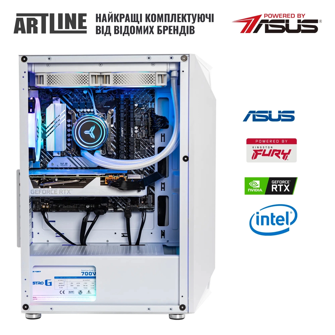 Купити Комп'ютер ARTLINE Gaming X75WHITE Windows 11 Home (X75WHITEv81Win) - фото 8