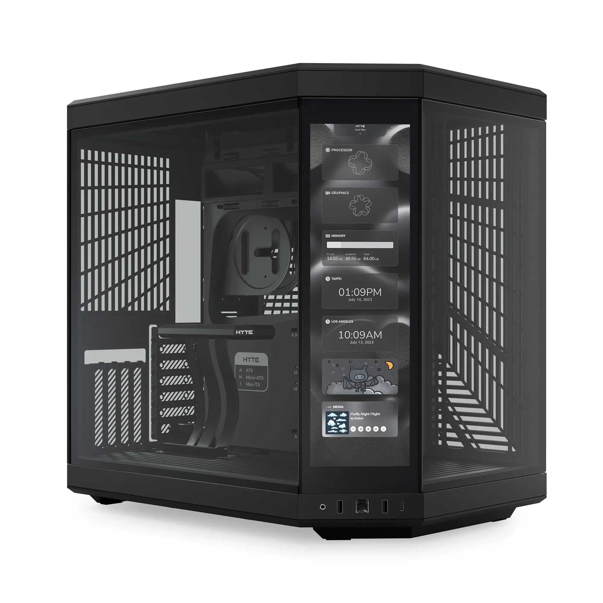 Купить Корпус Hyte Y70 TOUCH Black (CS-HYTE-Y70-B-L) - фото 1