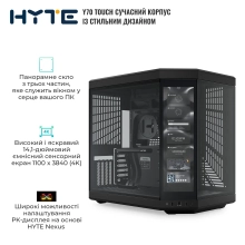 Купить Корпус Hyte Y70 TOUCH Black (CS-HYTE-Y70-B-L) - фото 2