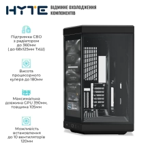 Купить Корпус Hyte Y70 TOUCH Black (CS-HYTE-Y70-B-L) - фото 4