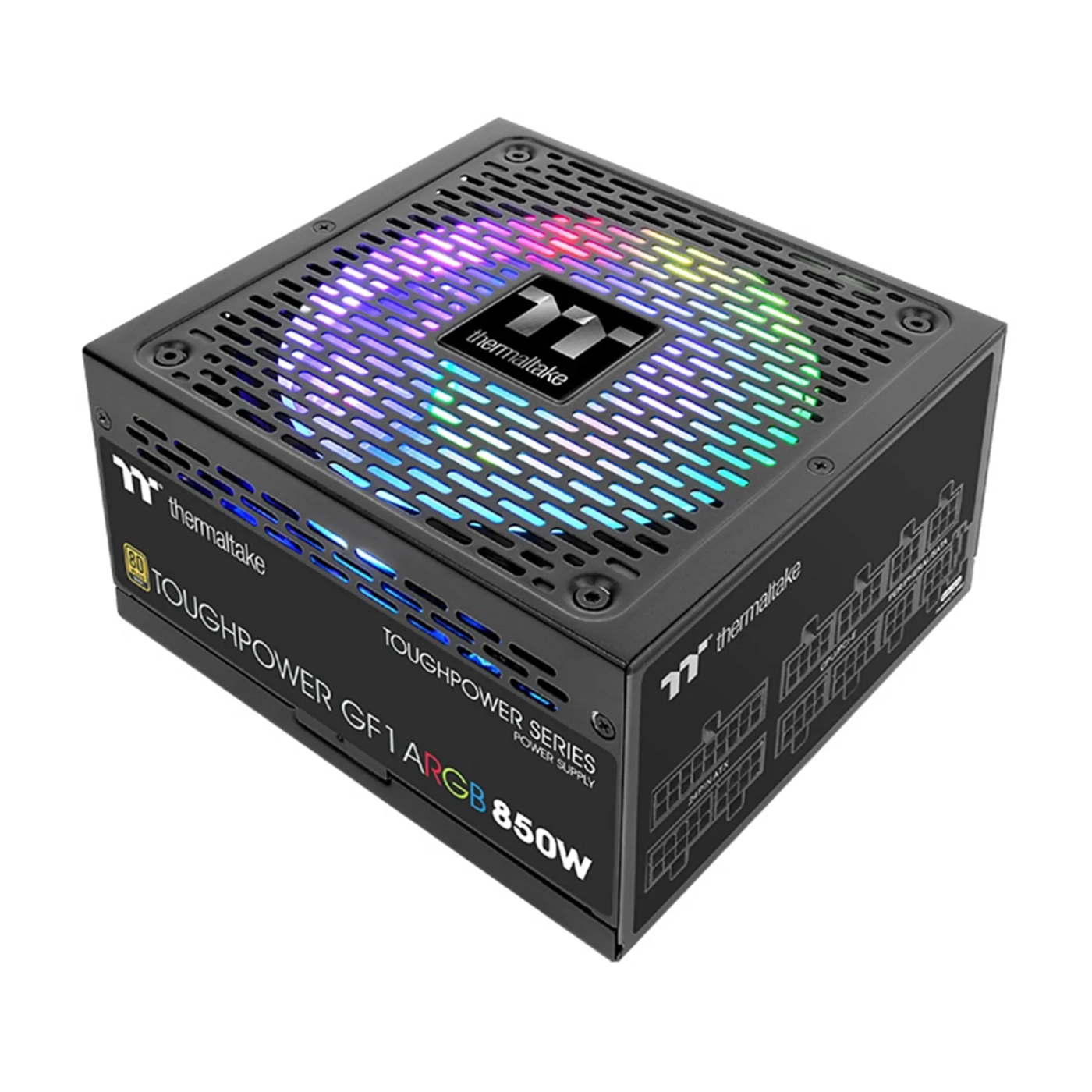 Купить Блок питания Thermaltake Toughpower GF1 850W 80 Plus Gold ARGB/(PS-TPD-0850F3FAGE-1) - фото 1