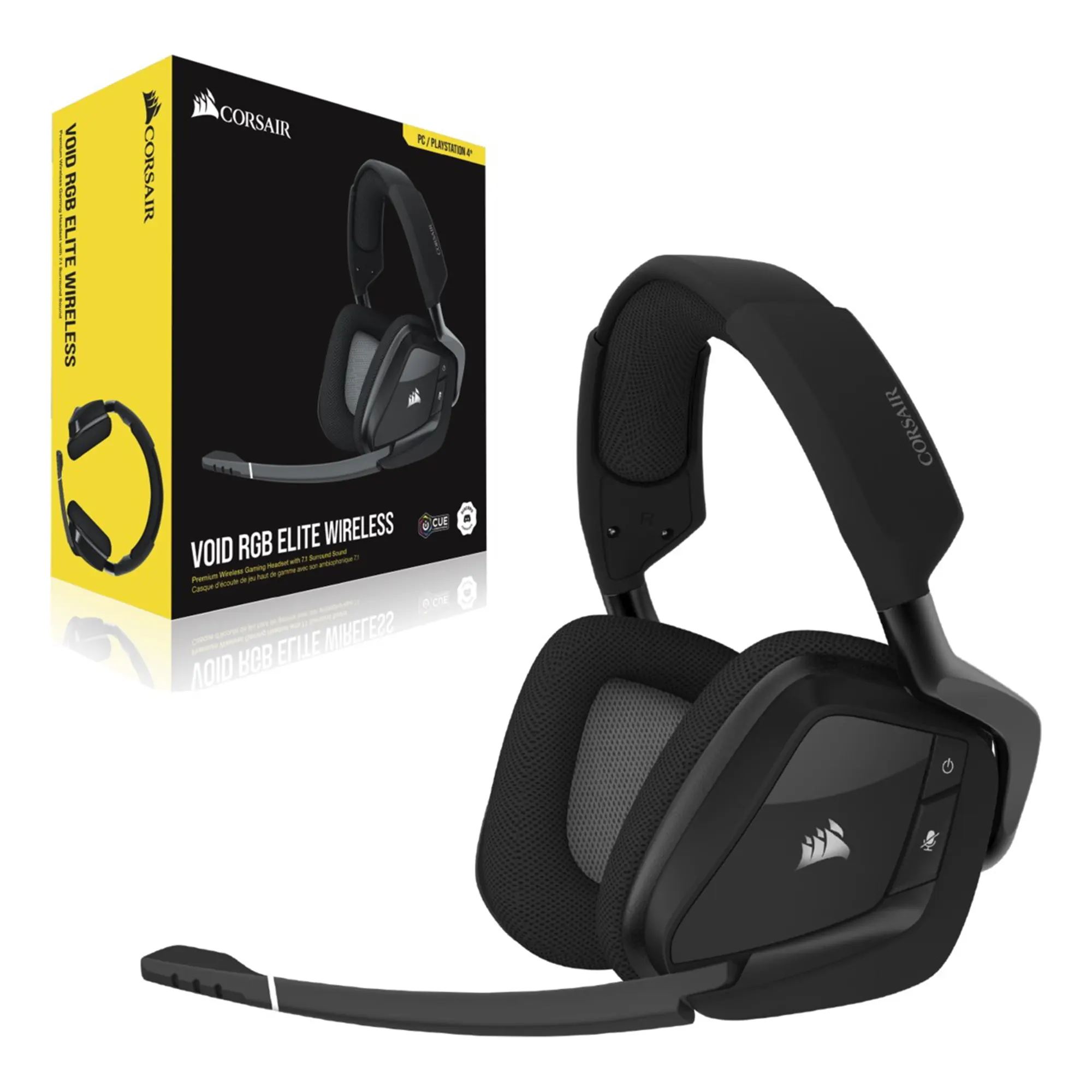 Купити Навушники Corsair Void RGB Elite Wireless Carbon - фото 13