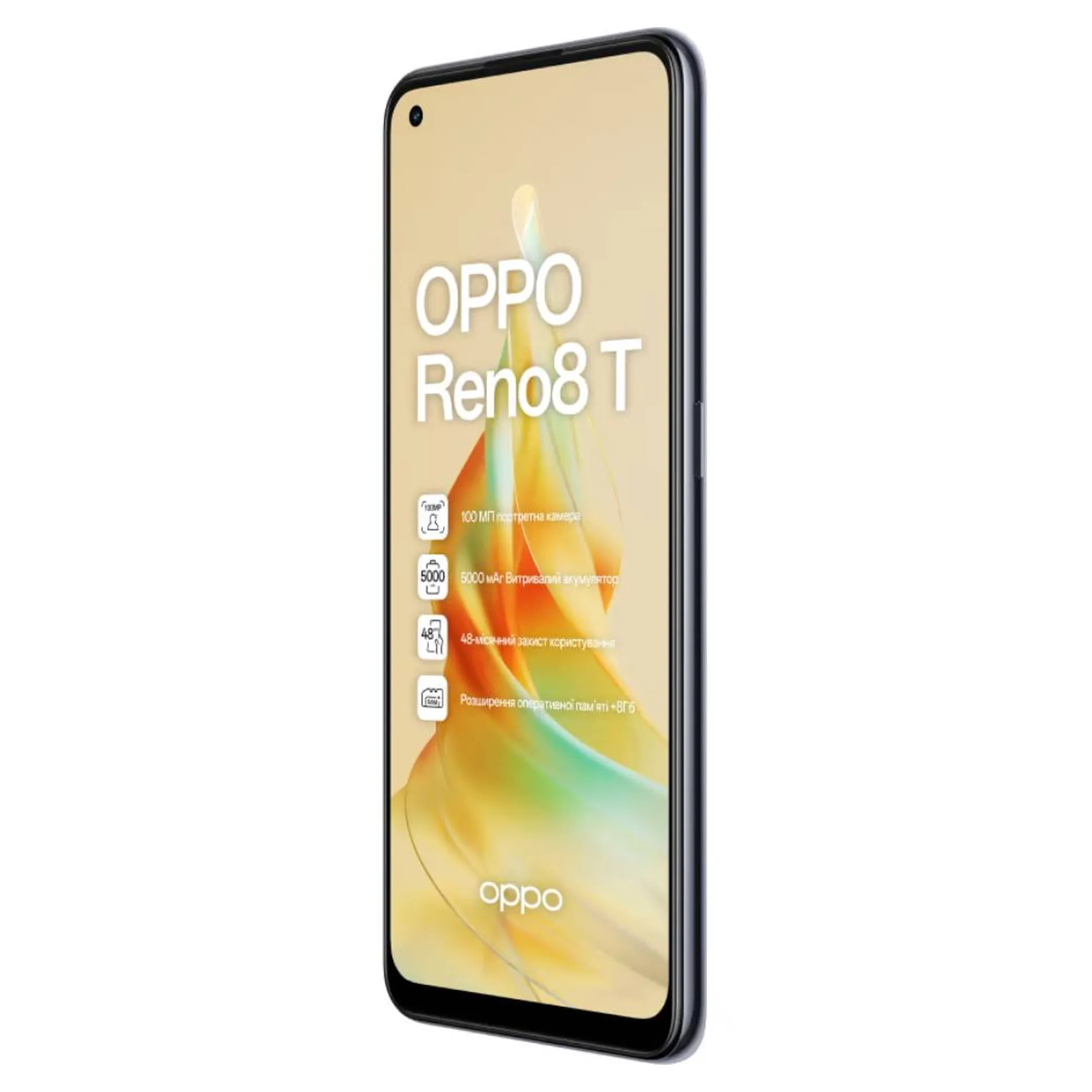 Купити Смартфон Oppo Reno8 T 8/128GB Midnight Black - фото 2