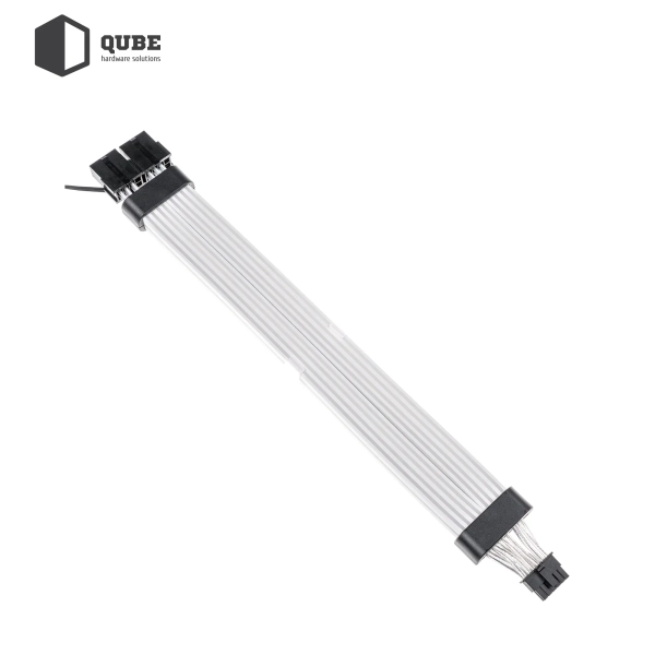 Купити Кабель для ПК Qube RGB 12+4pin to 2x8pin VGA, Black - фото 6