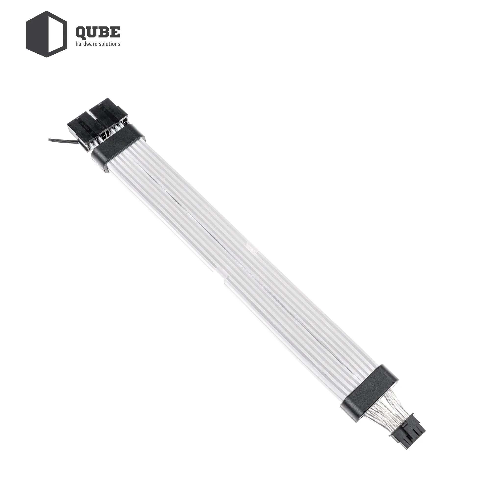 Купити Кабель для ПК Qube RGB 12+4pin to 2x8pin VGA, Black - фото 6