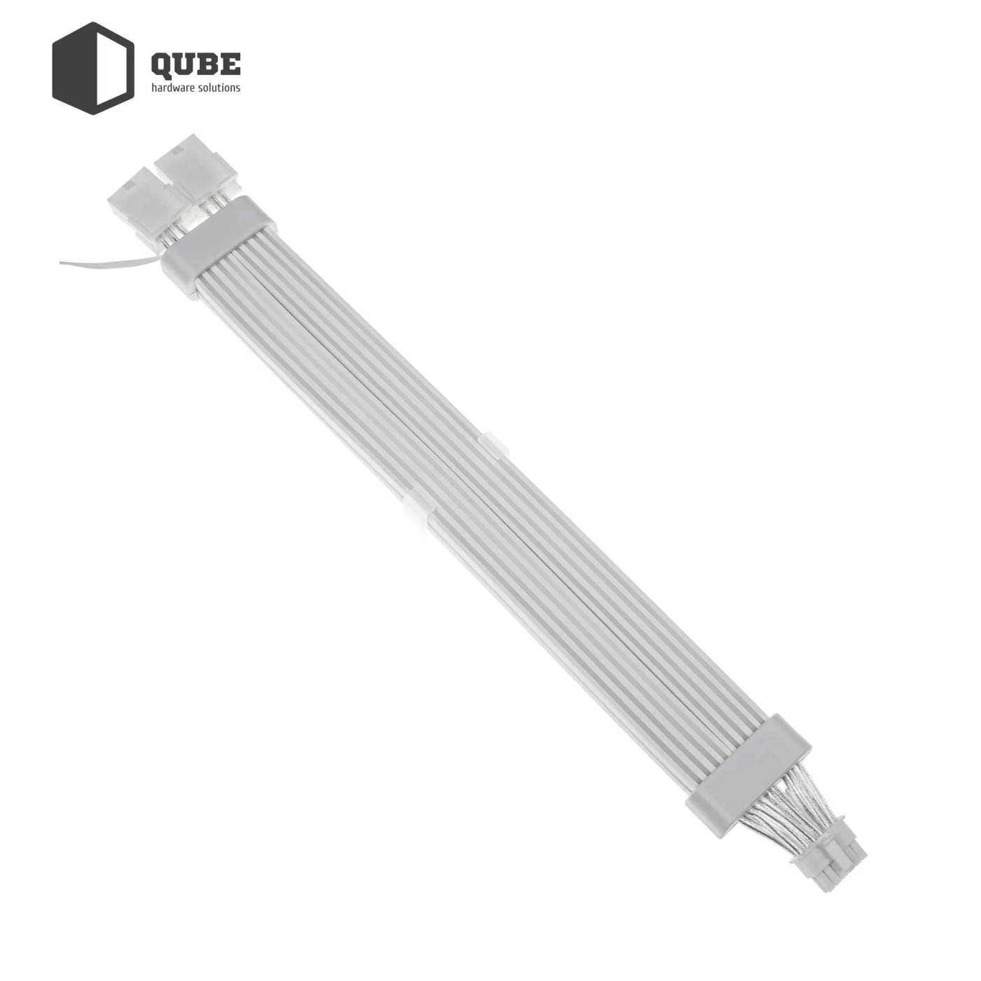Купити Кабель для ПК Qube RGB 12+4pin to 2x8pin VGA, White - фото 7