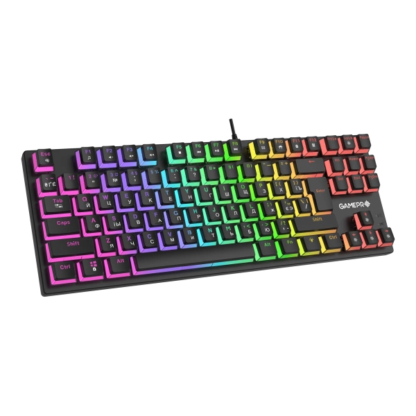 Купить Клавиатура GamePro MK80R Blue Switch RGB USB Black - фото 3