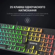 Купить Клавиатура GamePro MK85B Blue Switch RGB USB Black - фото 7