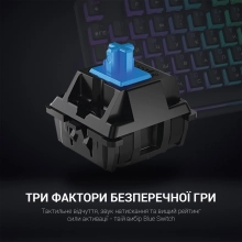 Купить Клавиатура GamePro MK85B Blue Switch RGB USB Black - фото 12