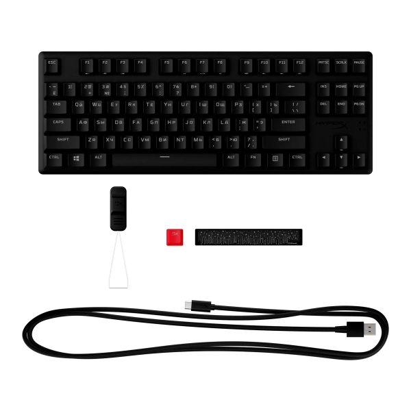 Купити Клавіатура HyperX Alloy Origins Core PBT HX Aqua (639N9AA) - фото 7