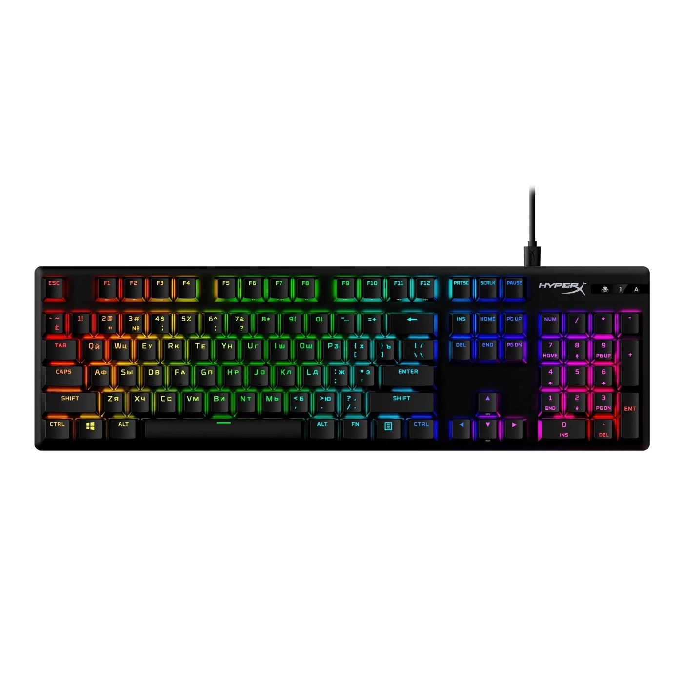 Купить Клавиатура HyperX Alloy Origins PBT HX Red - фото 1