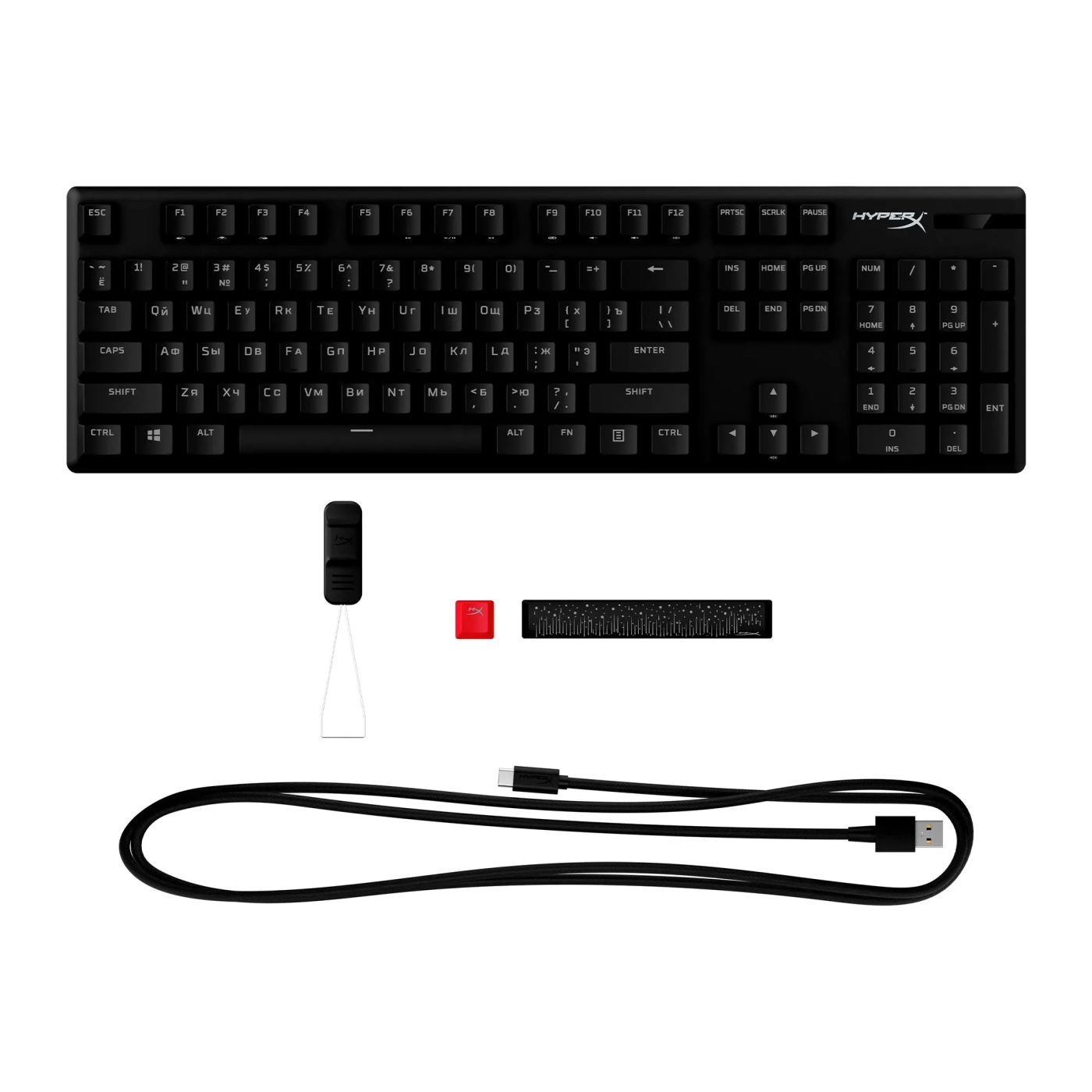 Купить Клавиатура HyperX Alloy Origins PBT HX Red - фото 7