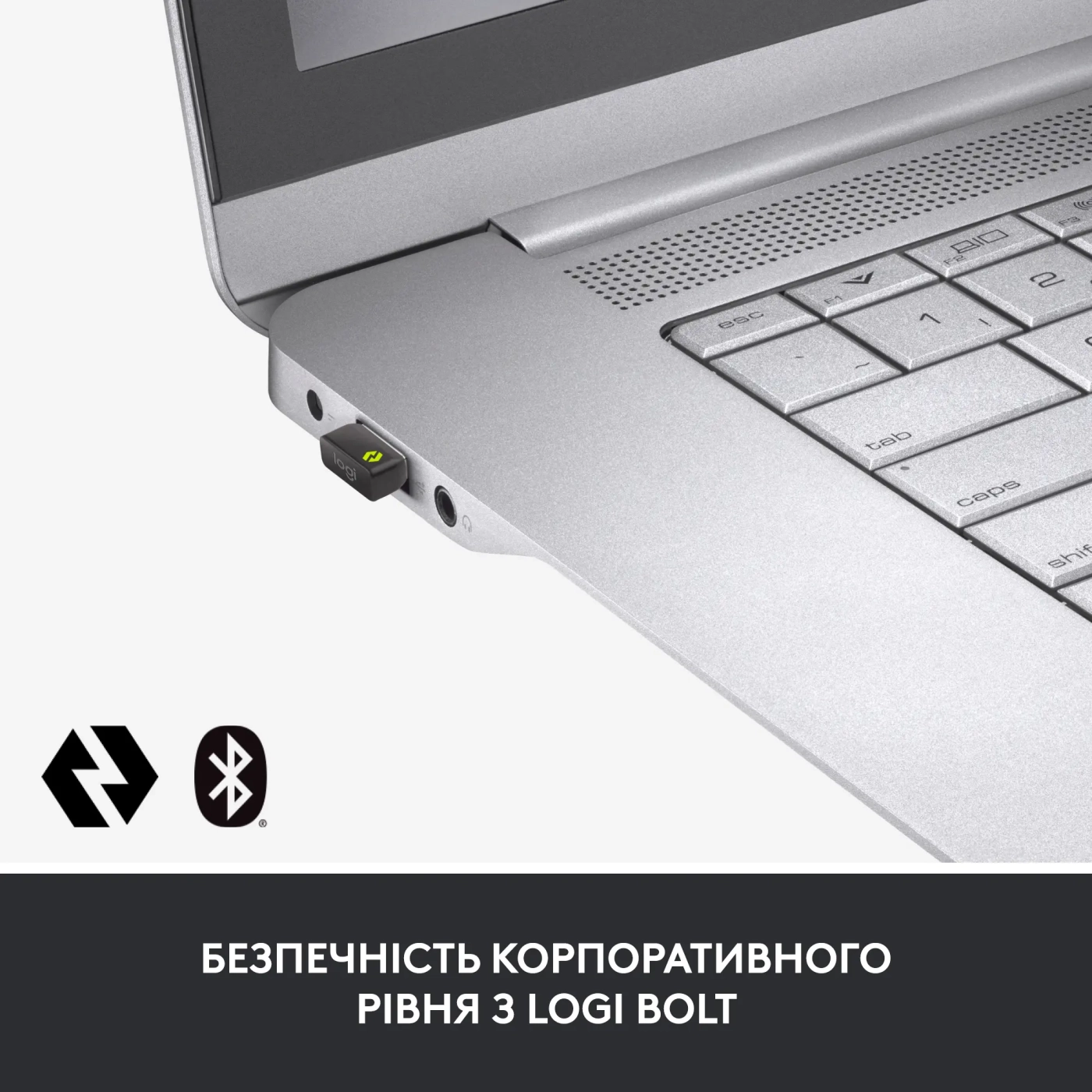 Купить Комплект клавиатура и мышка Logitech MX Keys for Business UA Graphite Gen 2 - фото 2