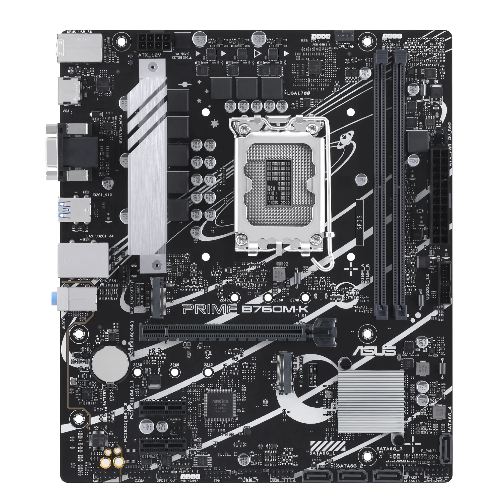 Купить Материнская плата ASUS PRIME B760M-K - фото 2