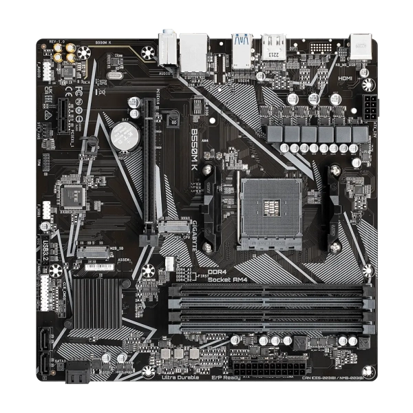 Купити Материнська плата GIGABYTE B550M K - фото 3
