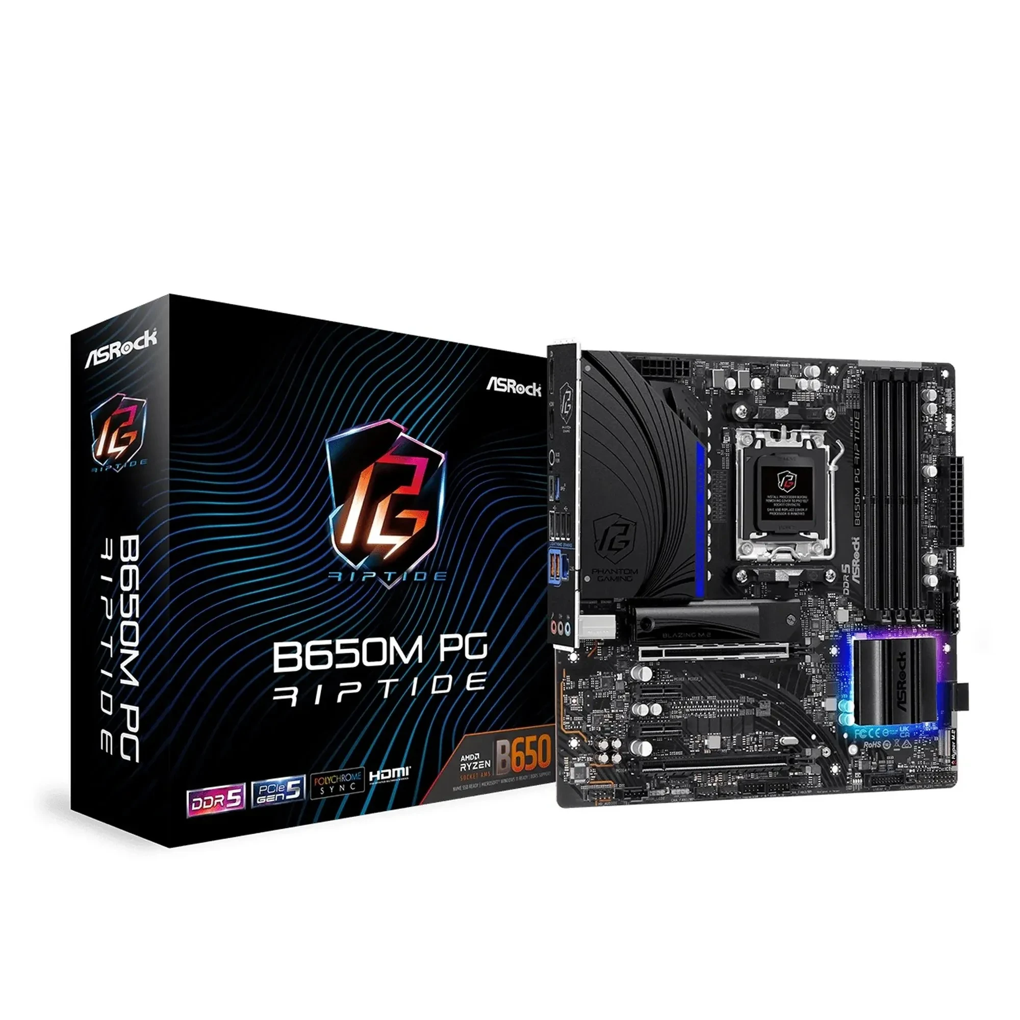 Купить Материнская плата AsRock B650M PG RIPTIDE - фото 1