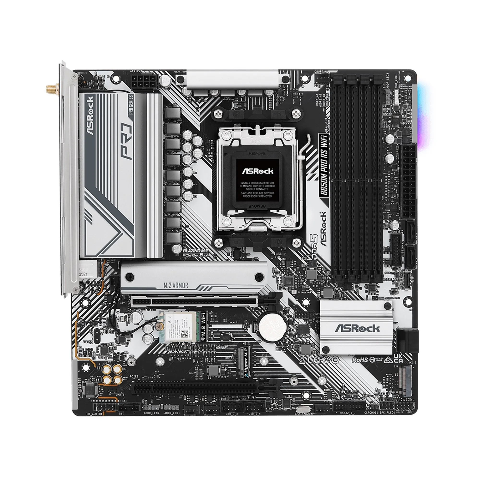 Купити Материнська плата ASRock B650M PRO RS WIFI - фото 2