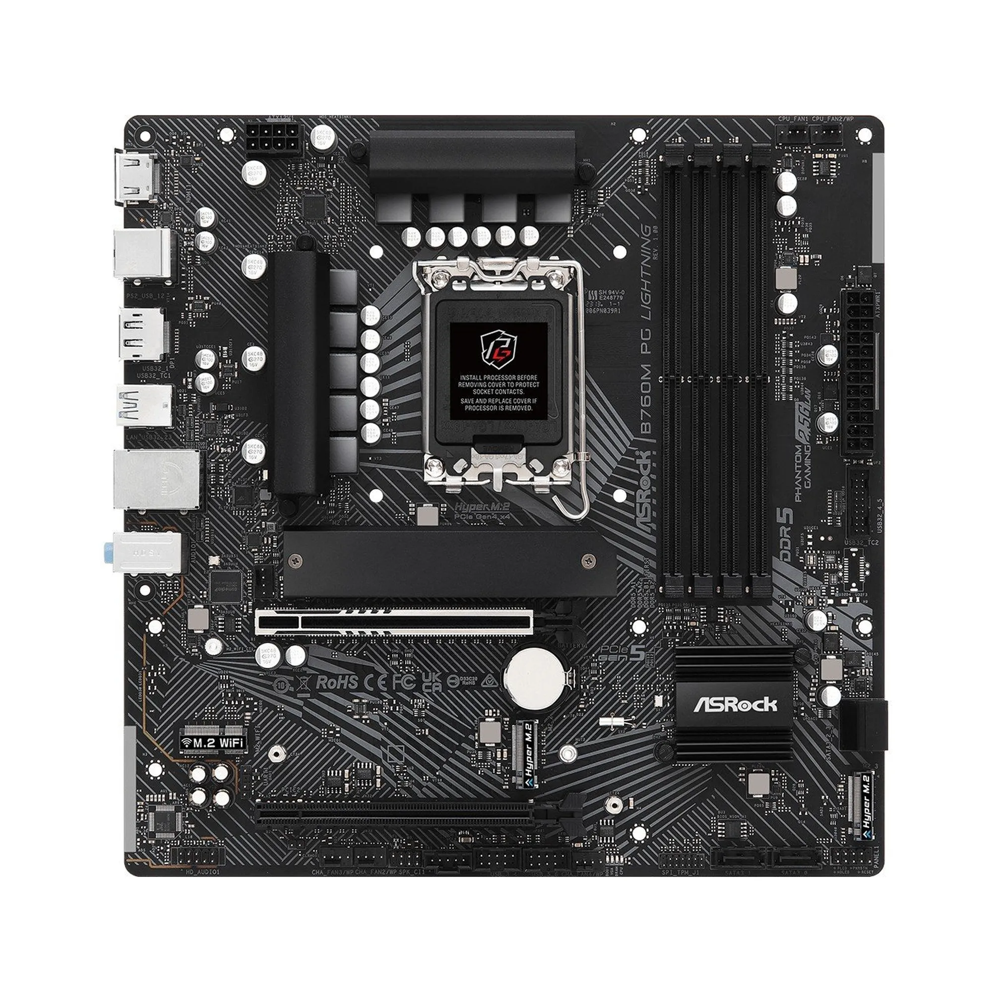 Купити Материнська плата ASRock B760M PG LIGHTNING - фото 2
