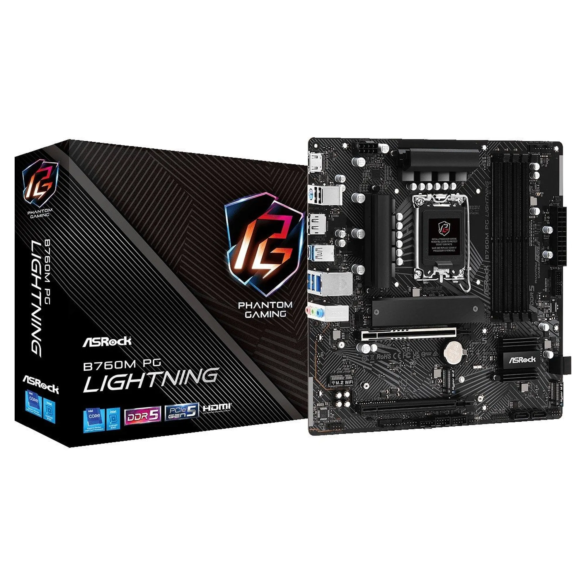 Купити Материнська плата ASRock B760M PG LIGHTNING - фото 6