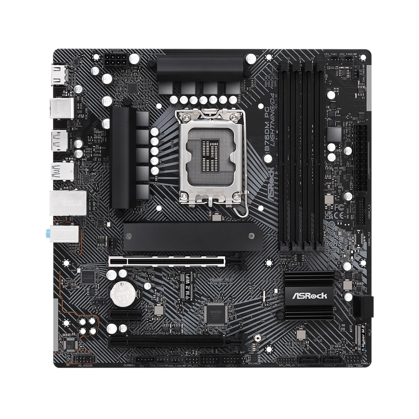 Купити Материнська плата ASRock B760M PG LIGHTNING/D4 - фото 3