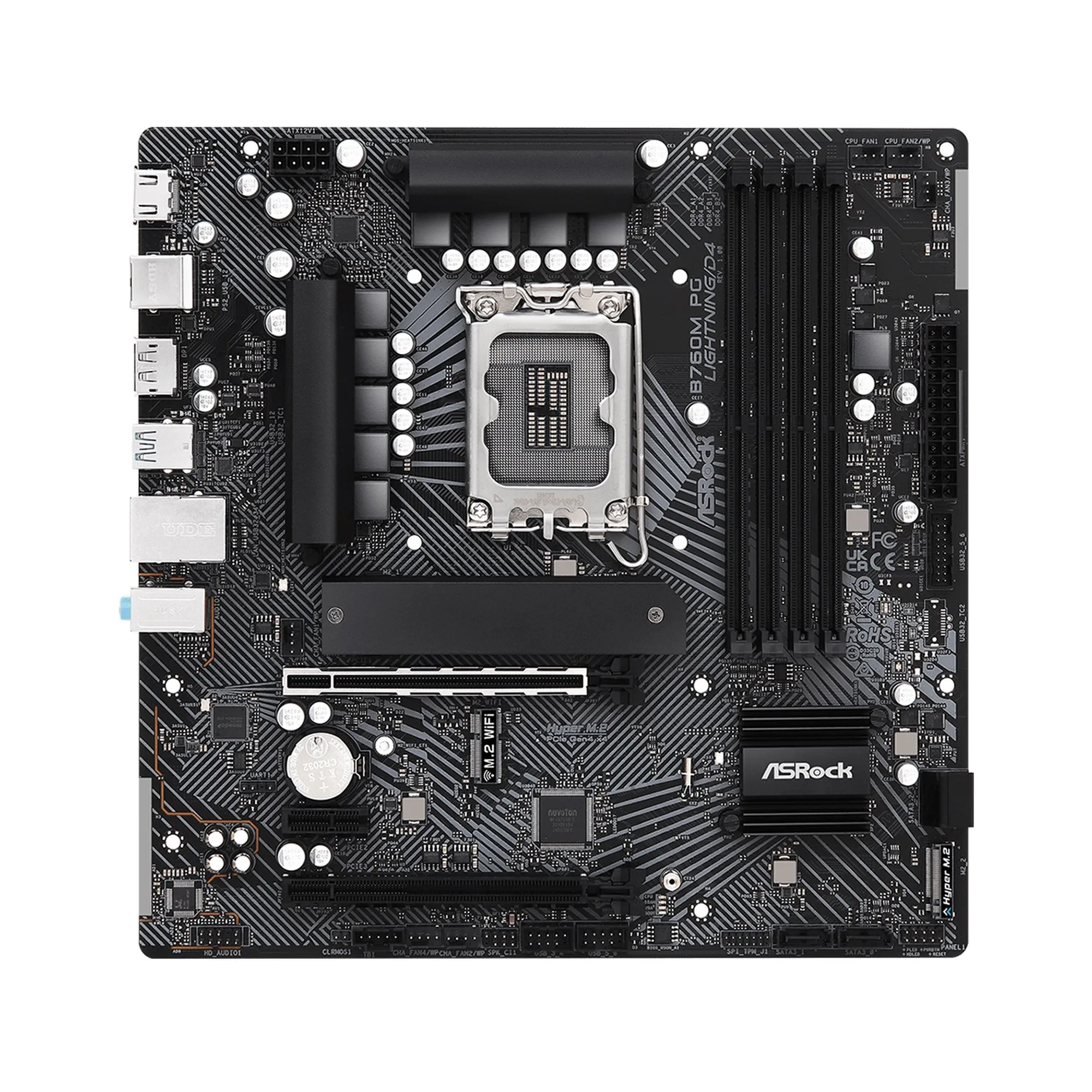 Купити Материнська плата ASRock B760M PG LIGHTNING/D4 - фото 3