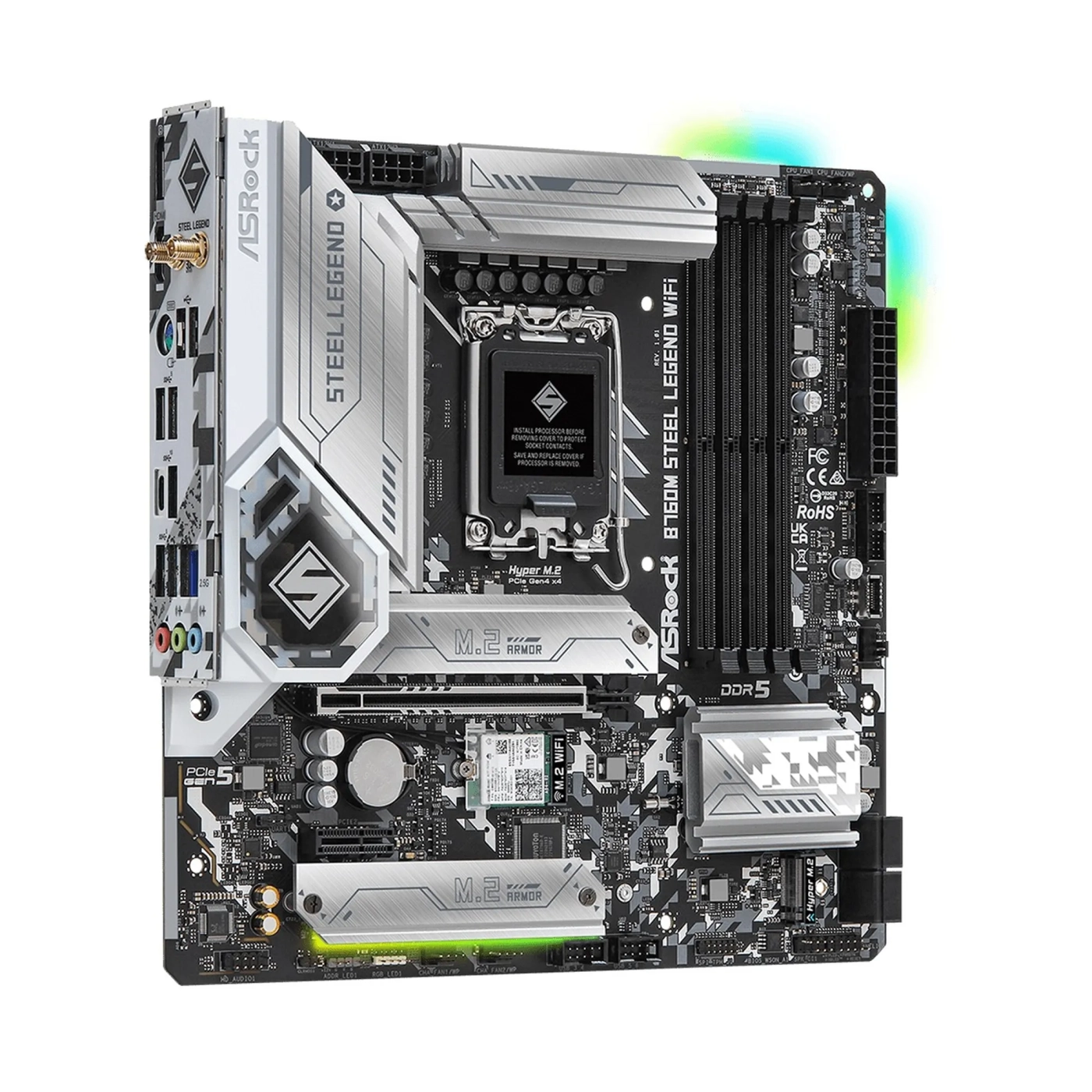 Купить Материнская плата ASRock B760M STEEL LEGEND WIFI - фото 1