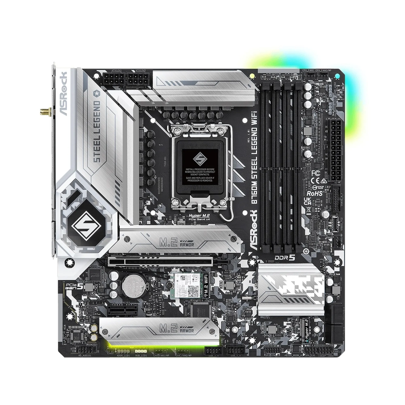 Купить Материнская плата ASRock B760M STEEL LEGEND WIFI - фото 2