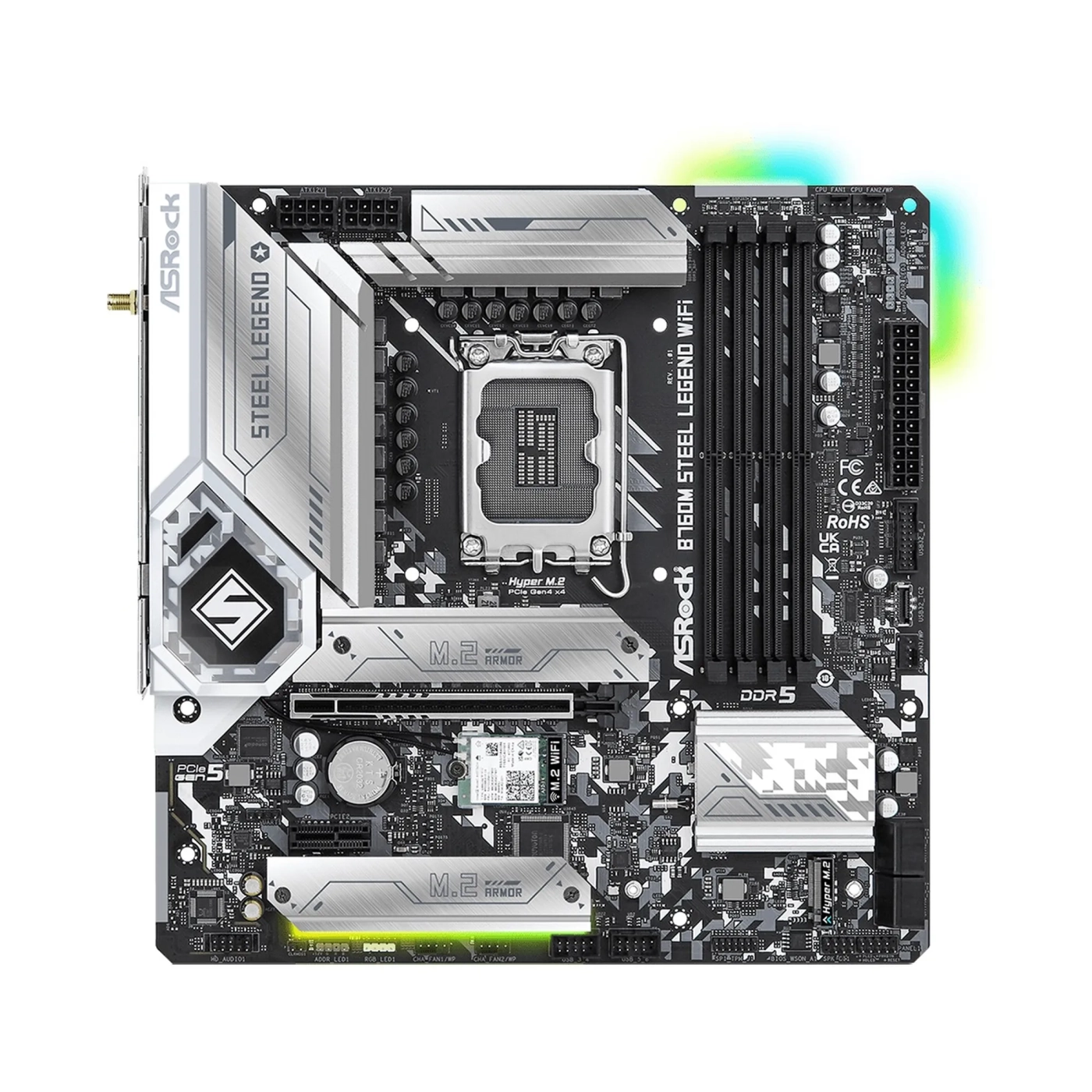 Купить Материнская плата ASRock B760M STEEL LEGEND WIFI - фото 3