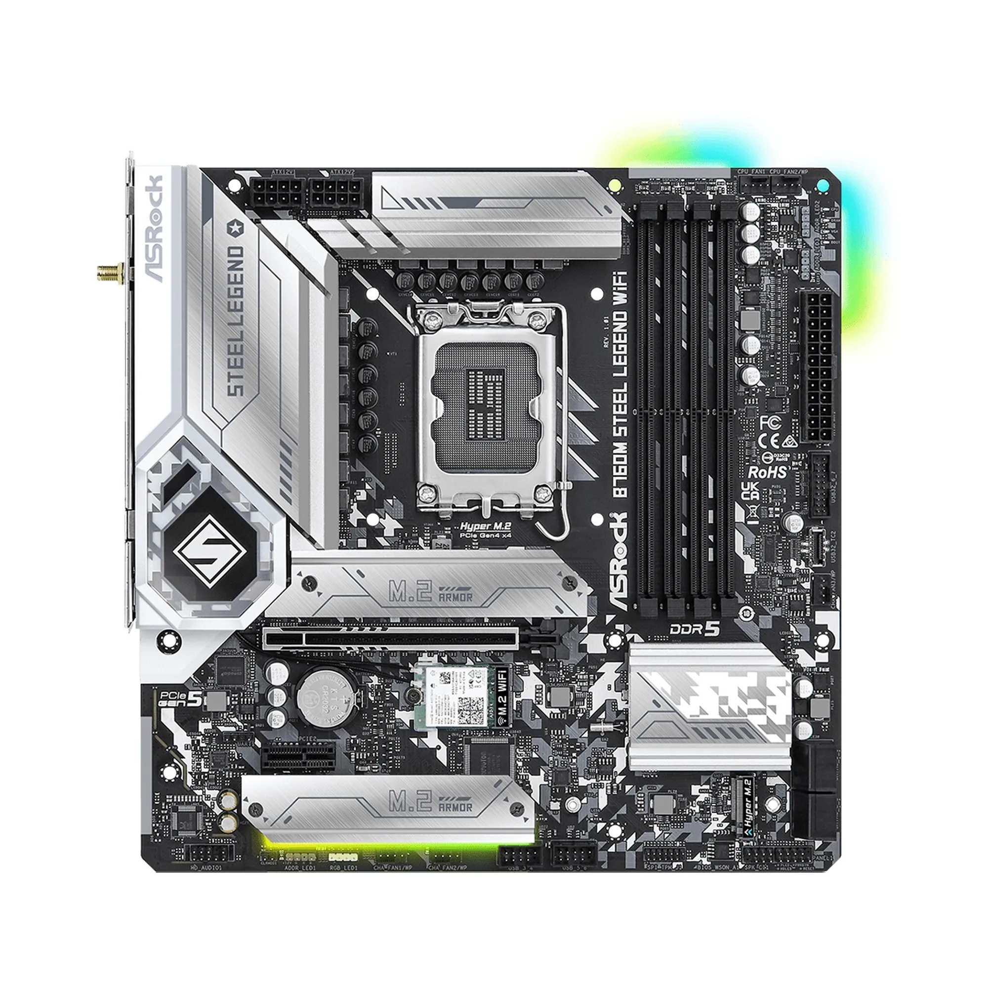 Купить Материнская плата ASRock B760M STEEL LEGEND WIFI - фото 3