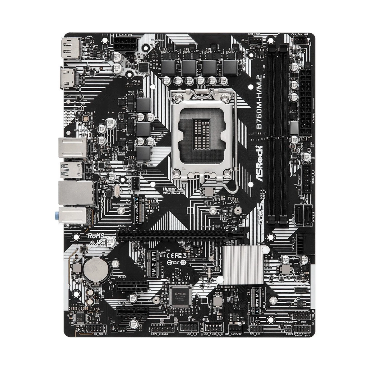 Купити Материнська плата ASRock B760M-H/M.2 - фото 2