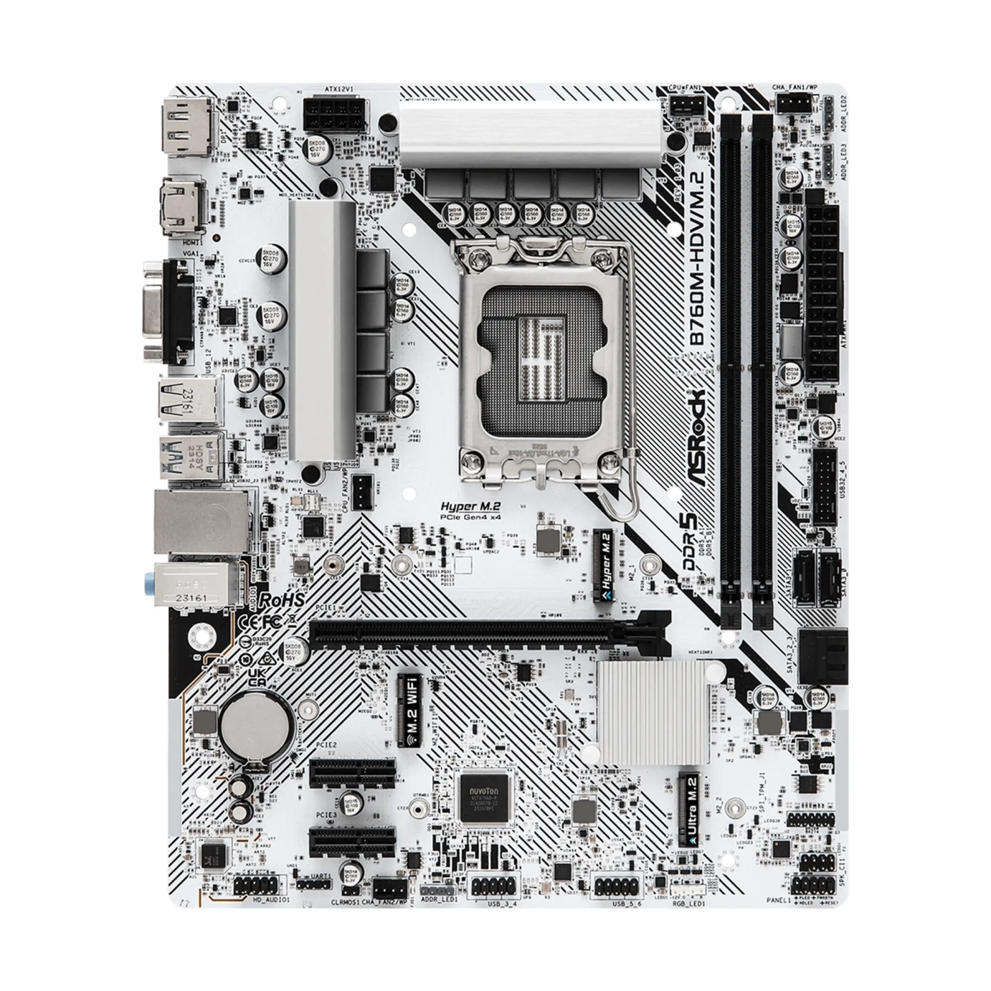 Купить Материнская плата ASRock B760M-HDV/M.2 - фото 2