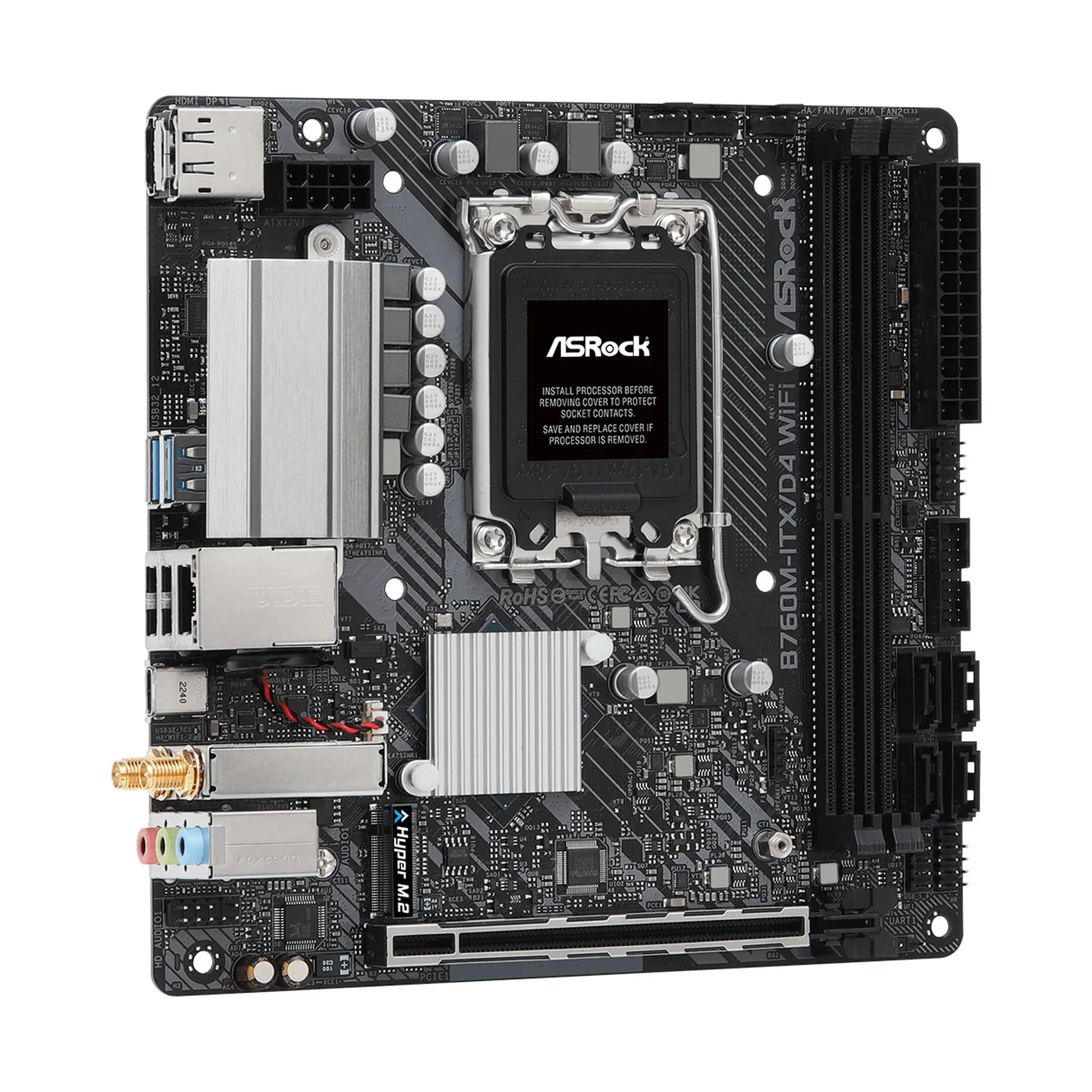 Купити Материнська плата ASRock B760M-ITX/D4 WIFI - фото 1
