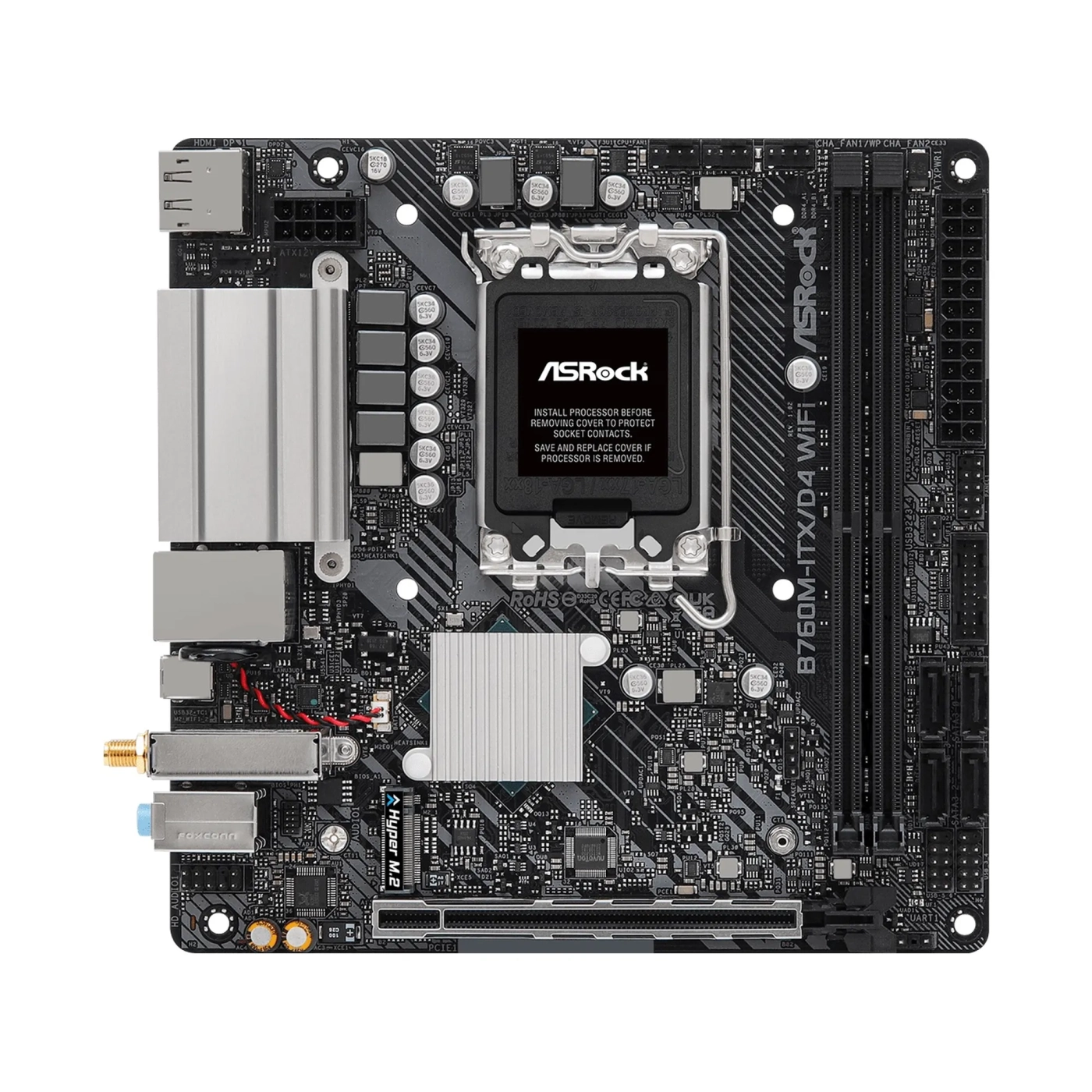 Купити Материнська плата ASRock B760M-ITX/D4 WIFI - фото 2
